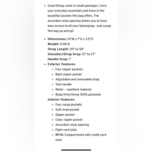 Lug Scoop Crossbody Bag NWT Flamingo Black - Picture 4 of 4